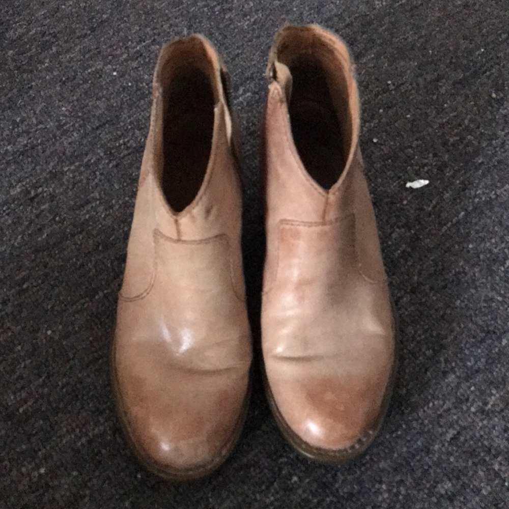 Born leather booties